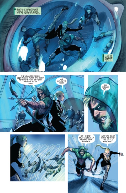 Green Arrow 11 pg 2 - published by Juan Ferreyra